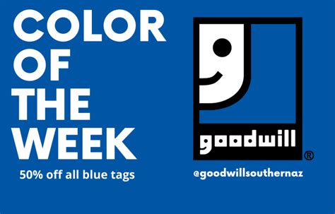 Every item in Goodwill has a colorful tag or sticker with its price. . Goodwill color of the week tennessee